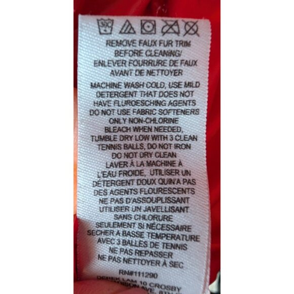 Derek Lam 10 Crosby Womens Black Convertible Puffer Parka To Vest Coat Hood Med - Picture 12 of 13